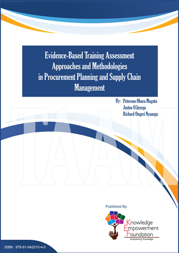 Evidence-Based Training Assessment Approaches and Methodologies in Procurement Planning and Supply Chain Management